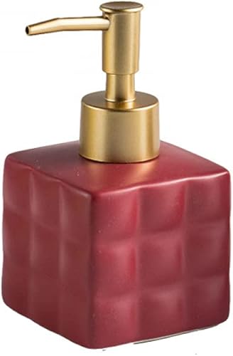 YYW Dispensador de jabón para baño, dispensador de jabón de manos de 7.44 onzas, dispensador de jabón para baño, dispensador de jabón de cerámica