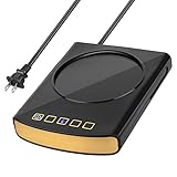 Colorsmoon Coffee Mug Warmer, Electric Cup Warmer for Desk Use, 4 Temperature Levels & 8-Hours Auto Shut Off, Mug Heater for Coffee, Milk, Tea, Cocoa, Hot Chocolate, etc.