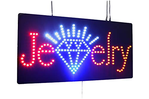 Jewelry Sign, Topking Signage, Led Neon Open, Store, Window, Shop, Business, Display, Grand Opening Gift #TOP20