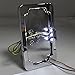 HTTMT MT358-CD-LED Chrome Side Mount License Plate Frame Bracket w/LED Light Compatible with Kawasaki Ninja ZX Suzuki GSXR 600 750 1000 Hayabusa Suzuki Katana TL1000