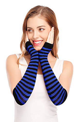 Image of Bienvenu Punk Gothic Rock Long Arm Warmer Fingerless Gloves