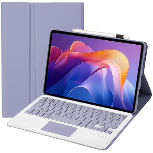 Wireless Bluetooth Keyboard Cover for Redmi Pad 2 (11"), Keyboard Case & Trackpad Mouse