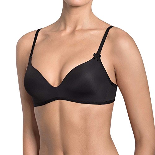 Sloggi Damen BH Wow Comfort P, Schwarz (Black 04), Gr. 70B
