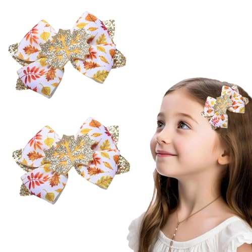 Pince à cheveux d'automne jolies épingles nœud papillon cadeau fille