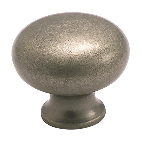 Amerock BP771WN Classics 1-5 16 in (33 mm) Diameter Weathered Nickel Cabinet Knob