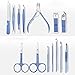 Imagen de TOMYEUS Profesional Cortaúñas Conjunto de manicura portátil Set Clipper Set Decoración Foot Care Beauty Set con Caja pequeña portátil  Set de Manicura