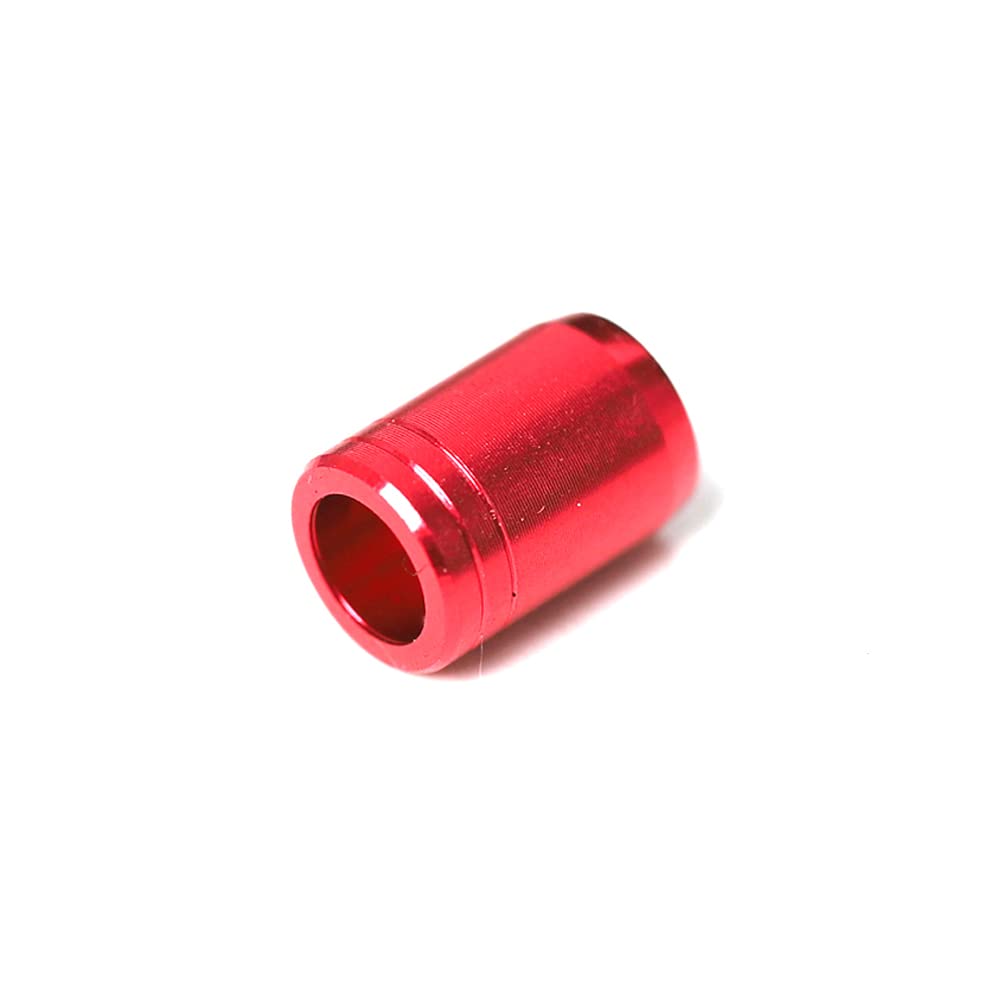 ACCMOS Explosion-proof Ring Arrow Collar, for ID 4.2 mm OD 5.4mm 5.5mm 5.6mm 5.7mm 5.8mm 5.9mm 6.0mm 6.1mm Arrow Shaft Ring Rear-end Ring, Bow Accessories 50 pcs (OD 6.1mm, red)