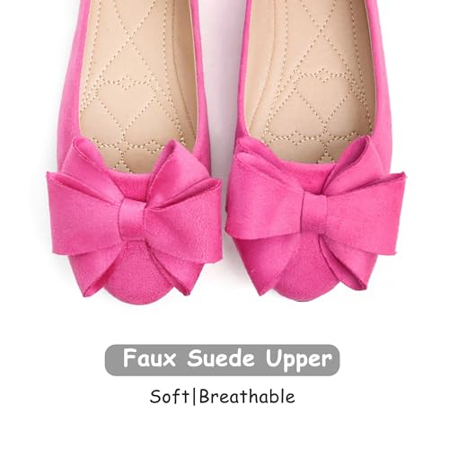 Image of Dear Time Women's Ballet Flats Dress Ballet Shoes Slip on for Office Work Comfortable Shoes