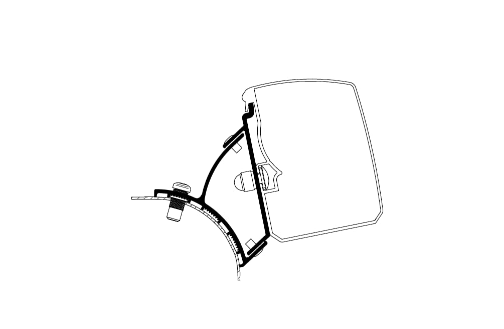 Thule 3200 Markisen-Adapter Befestigung für VW T5/6 Camping Wohnwagen