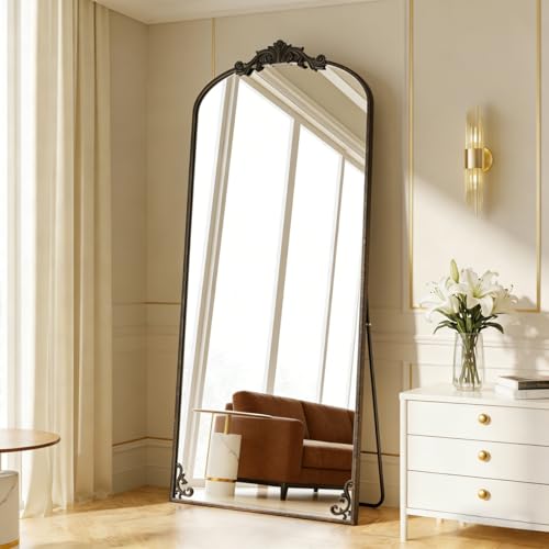 M&Catree Miroirs Vintage en Arc Pleine Longueur Miroir Mural Arqué pour Chambre Montage Mural Installation Facile - Vintage, 179x69cm | 70.5" L x 27.2" W