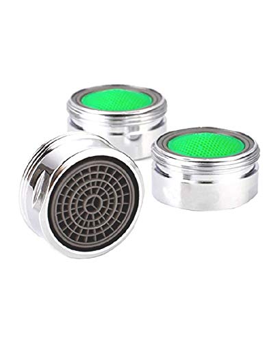 OSP GREAT PLUS ABS Regular 22 mm Water Tap Aerator Foam Flow, Standard Size (Green) - Set of 5