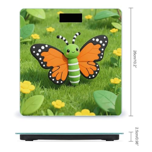 Báscula Digital de Baño BTCOWZRV con Pantalla LCD miniatura 2
