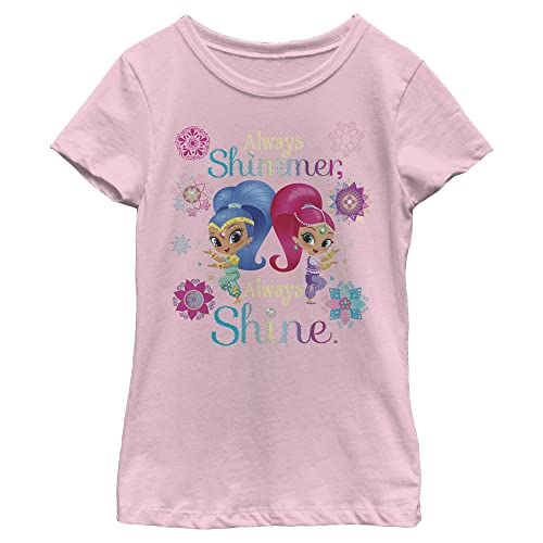 Nickelodeon Shimmer Always Shine Girls Short Sleeve Tee Shirt