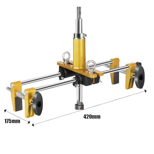 Kit de abridor de agujeros para cerradura de puerta con máquina de mortaja y cuchillas para instalación de puertas de madera, profundidad de ranura de 130 mm