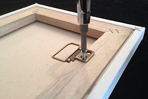 Image of 10002B Canvas Flat Mount 2 Hole D Ring Hanger 50lb. (50-Pack)