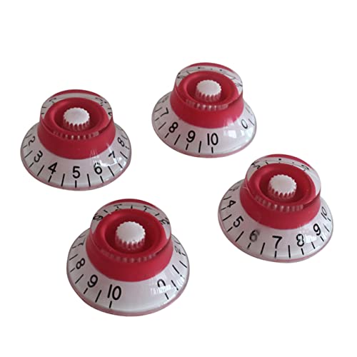 Vaguelly 12 Pçs/Conjunto De Botões De Guitarra Botões De Latão Controle Botão De Botões De Controle