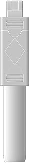 SCRUBY Bluetooth inalámbrico Perche Selfie Stick plegable Mini trípode Obturador Control IOS Android Laptop Teléfono Móvil Automático Foto (Blanco)