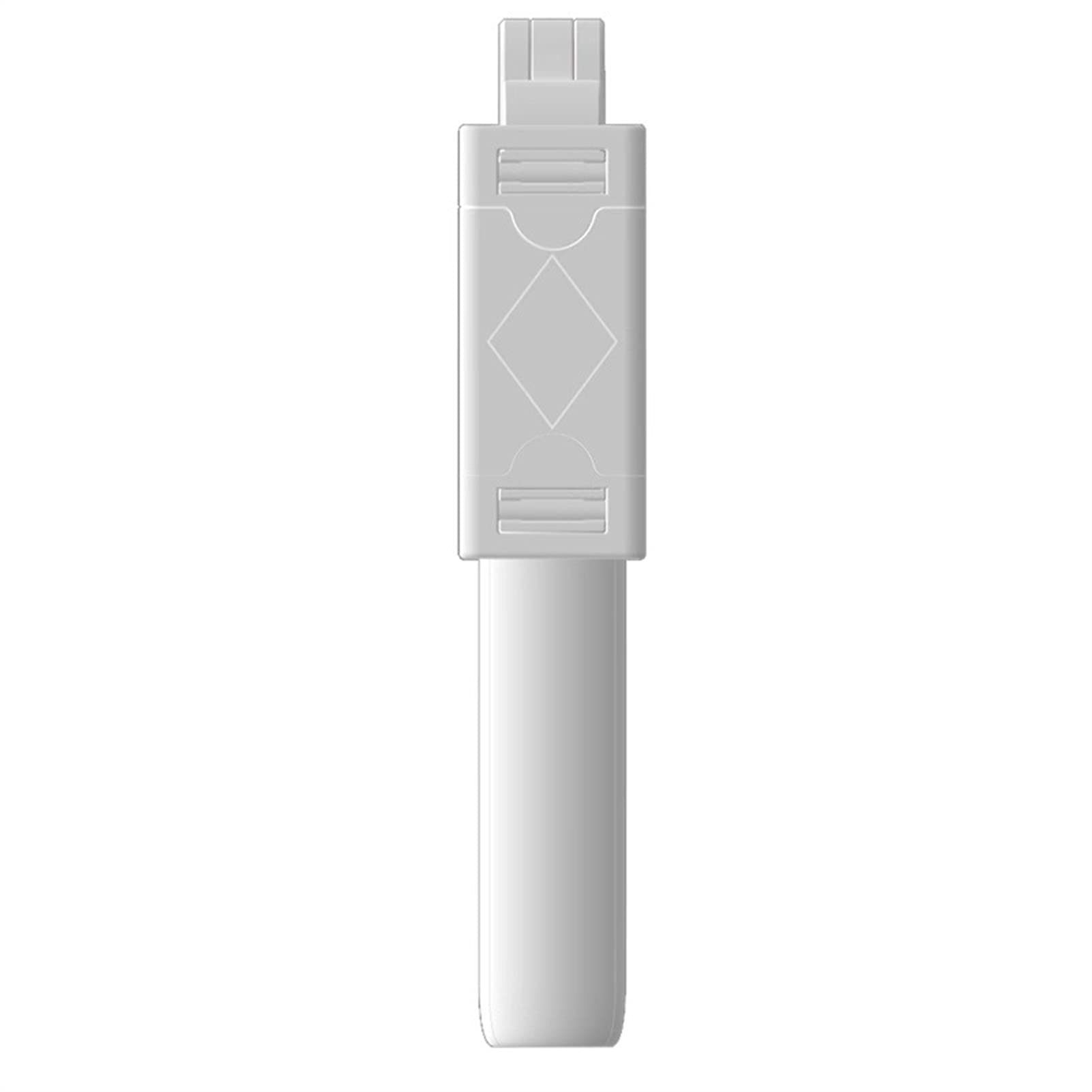 SCRUBY Mini treppiede pieghevole wireless Bluetooth Timer Perche Selfie Stick Mini Treppiede Controllo dell'otturatore IOS Android Laptop Mobile Phone Automatico Foto (bianco)