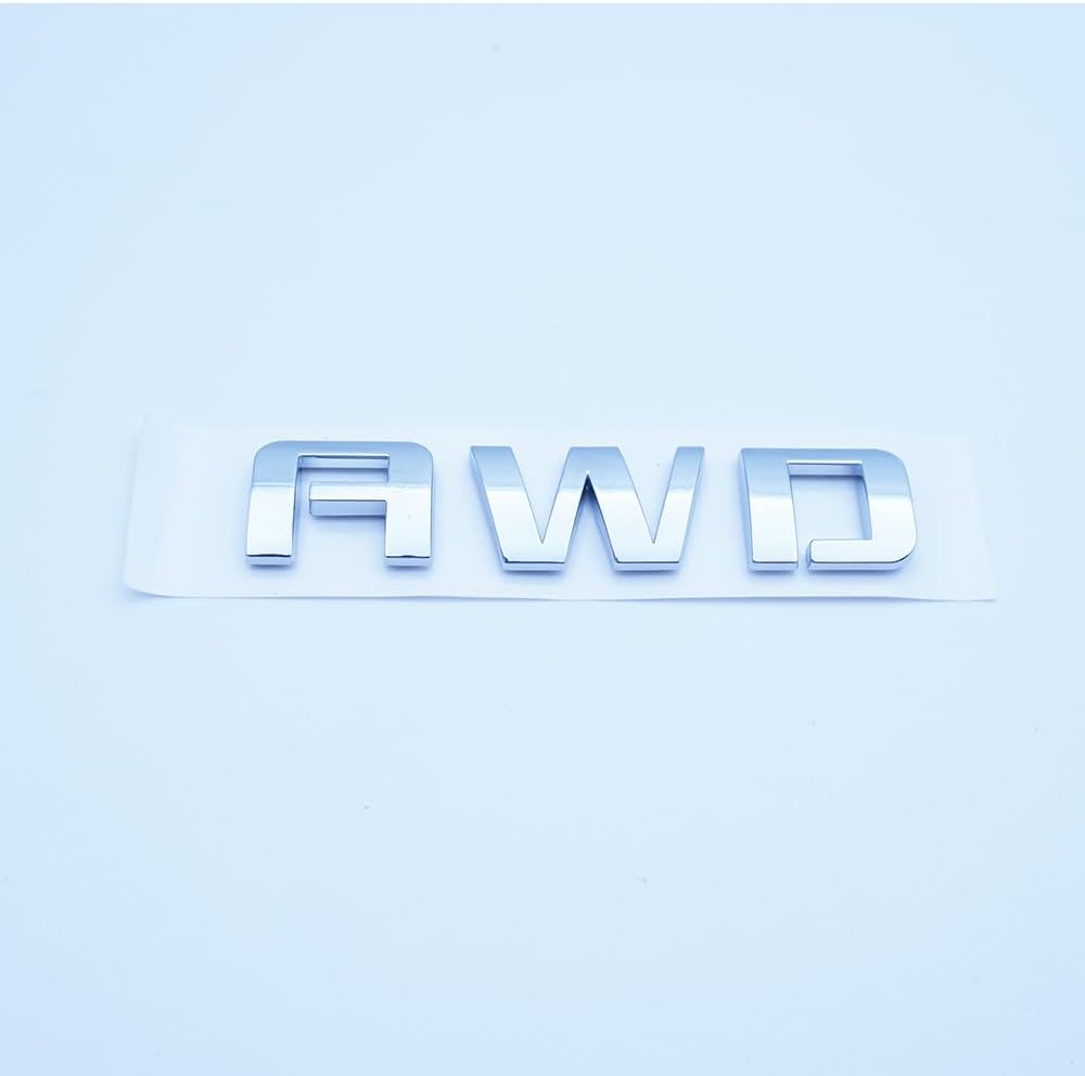 Kit Set of 5 Trailblazer Rear Emblems Activ Premier LT AWD Badge Letter Logo Nameplate Replacement for 21-26 Trailblazer 4276465 (Chrome)