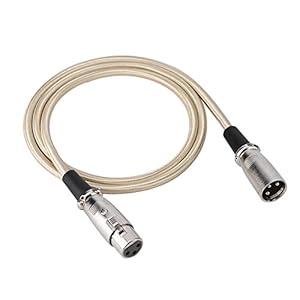 Microfoonkabels Kabel Audio 3-pins XLR mannelijk naar XLR vrouwelijk Microfoon Microfoon Kabel Audiokabel Draad voor studio-opname en live geluid, Toepassen op elektrische gitaar, versterker(1M)
