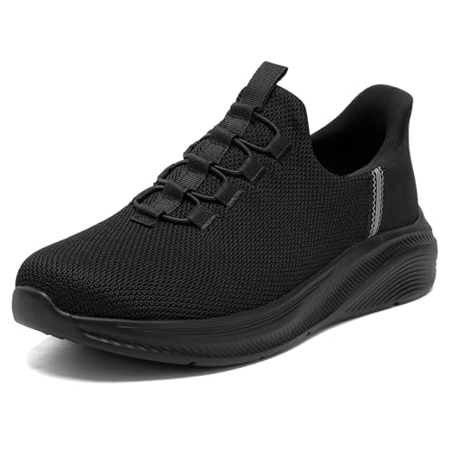 Image of Mens Wide Shoes Casual Slip On Shoes for Men - Men Loafers Wide Comfortable Boat Shoes with Arch Support