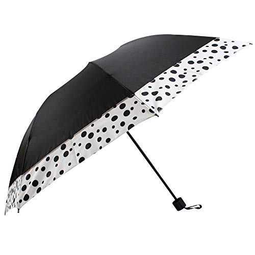 Guarda Chuva Adulto Feminino Com Detalhes (Preto)
