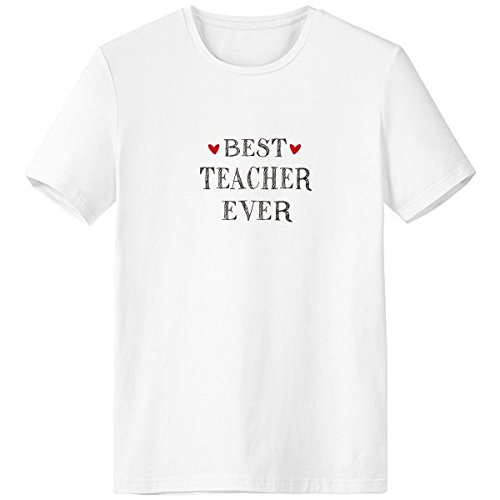 T-shirt professeur blanc XL pour le sport et les loisirs d'été en plein air
