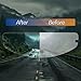 Universal Anti Fog Film for Motorcycle Helmet Visor,Helmet Face Shield Anti Fog Visor Insert,Fog Prevention Visor Lens on Cold Mornings and Rainy Days,Clear Vision Safer Rides,Simple but Effective