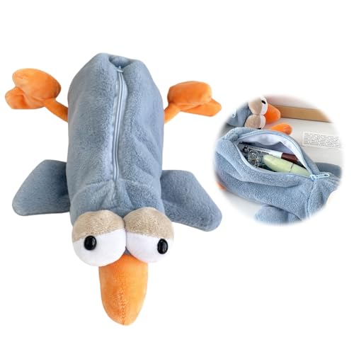 Estuche Escolar grande para Lápices, Smavles Estuche Escolar de Peluche, Bolsa de Lápiz de Peluche, Estuche de Peluche de Gran Capacidad, Estuche Neceser Maquillaje Estuche para Artículos de Papelería