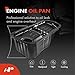 A-Premium Engine Oil Pan Sump with Drain Plug Compatible with Nissan Frontier 1998-2015, Xterra 2000-2004, Pickup 1995-1997, D21 1990-1994, RWD and L4 2.4L Engine