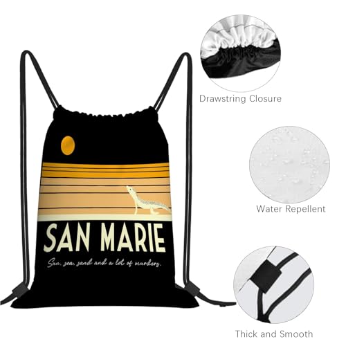 Death In Paradise Saint Marie Drawstring Bag For Sports3