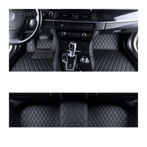 Tapis de sol de voiture intérieurs voiture tapis RAV4 Hybride 2020-2023 noir