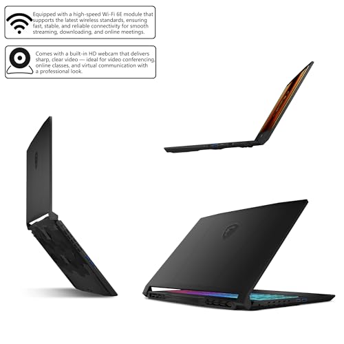 MSI Katana 15 HX Gaming Laptop | 15,6" QHD 165Hz 100% DCI-P3 | Intel 16-core i7-14650HX (>i9-12900H) | 32GB DDR5 1TB SSD | GeForce RTX 5070 DLSS4 (fino a 798 AI TOPS) Retroilluminazione RGB Win1. 1 w - Notebook - Immagine 7