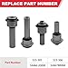 Engine Cradle Front Subframe Bushing Compatible with 2007-2019 Nissan X-Trail Rogue Leaf Juke Renault Koleos Replaces# 523-305 523-306 (4Pcs) Front Rear Left and Right
