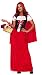 Guirca- Costume Cappuccetto Rosso Donna Taglia L 42/44, Colore Bianco,Nero, 88583