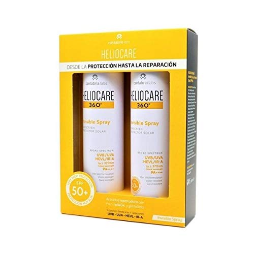 Heliocare DUPLO 360 Invisible Spray Protector Solar SPF50+, 2x200ml