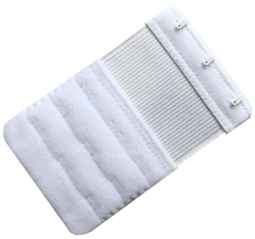 Women Pack of 3 Soft Comfortable 3 Hooks Bra Extender4