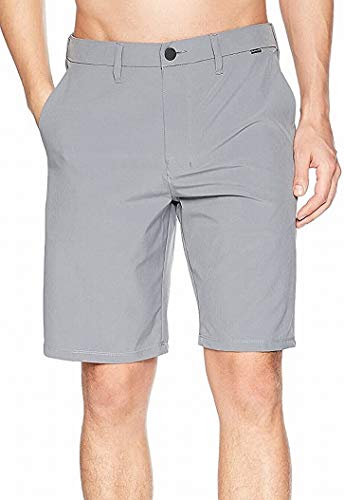 Hurley Men's Apparel Men's Phantom Flex Fabric Hybrid Stretch 20' Short Shorts, Cool Grey, 36
