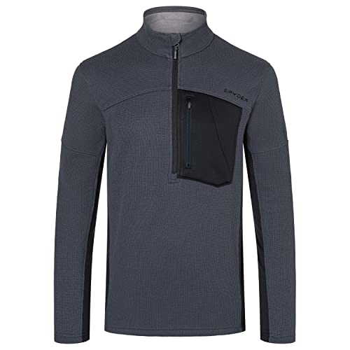 Image of Spyder Men's Bandit Hybrid 1 /2 Zip Fleece Ski Mid Layer Sweater Jacket
