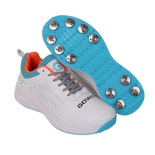 KNK Gowin Tyro Metal Spike Cricket Shoe for Outdoor and Field Sports with All Round Performance4
