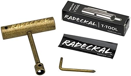 RADECKAL Compact Pocket Skate Tool- T Tool All in One Skate Tool for Skateboards, Longboards, Mini Skateboards, and Cruisers- Collapses to a Compact Size to Fit in Your Pocket (Gun Barrel)