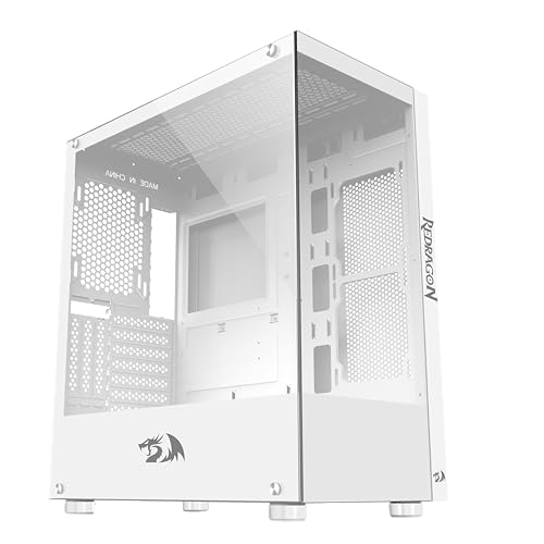GABINETE REDRAGON REFLECT BRANCO MODELO CA-601W