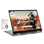 Dell Inspiron 14 2 in 1 Touchscreen Laptop, 14 Inch FHD+ Touch Screen Convertible, AMD Ryzen 5, 8GB RAM 512GB SSD, Windows 11 Pro, Lifetime Microsoft Office, Backlit Keyboard, Fingerprint Reader, HDMI