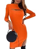 Design: Slim fit, lange Ärmel, stilvoll, sexy minikleider, so dass Sie attraktiver und charmant