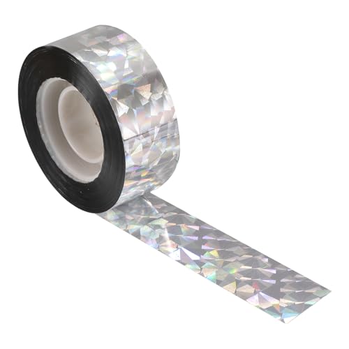 QUARKZMAN Cinta Reflectora para Ahuyentar Aves, 80m(262 Pies) Cinta Anti Palomas Repelente Tiras Asustadoras De Doble Cara Destello 2.4cm(1 Pulgada) para Control De Aves En Techos