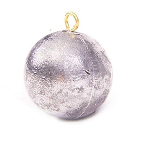 Dorphine Tackle Cannonball 6 oz (10 pcs) Fishing Sinker, Lead, Weight