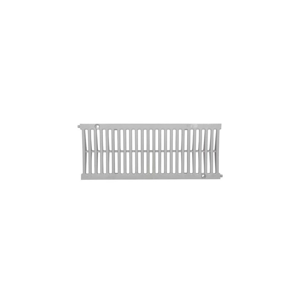 NICOLL Grille caniveau PVC 0,5m A15 largeur 200 gris