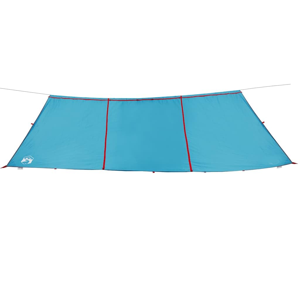 Telone da campeggio blu 420 x 440 cm impermeabile, telo per tenda protezione solare per esterni, campeggio, escursionismo, amaca 94674