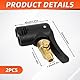 LPZMPZ 2 Stück Französisches Ventil Adapter Autoventil Hebelstecker Messing Adapter Französisches Ventil auf Auto, Air Chuck, Presta Ventil Adapter für Autos, Fahrräder, Motorräder