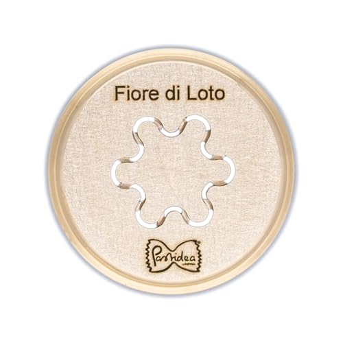 Pastidea - Fiore di Loto/Lotus Flower Matrix Compatible with Kenwood Pasta Fresca or with Adapter in Avance Pasta Maker and Other Pasta Machines